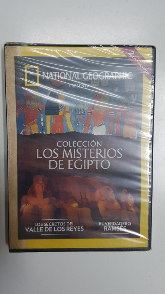 DVD National Geographic: Coleccion los misterios de Egipto, contiene dos documentales - Los secretos del Valle de los Reyes y El verdadero Ramses