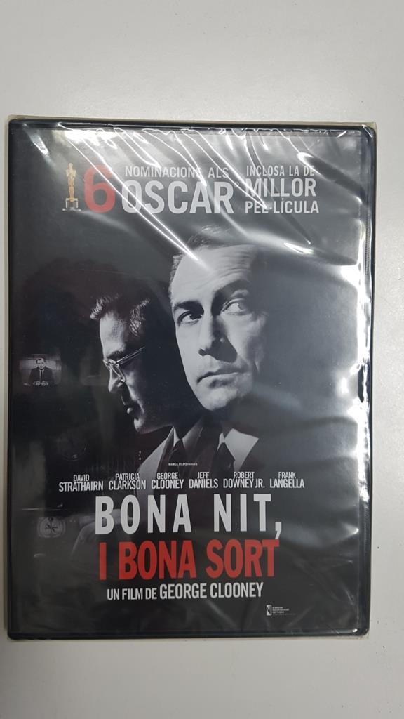 DVD pelicula: Bona nit, i bona sort. Un film de George Clooney