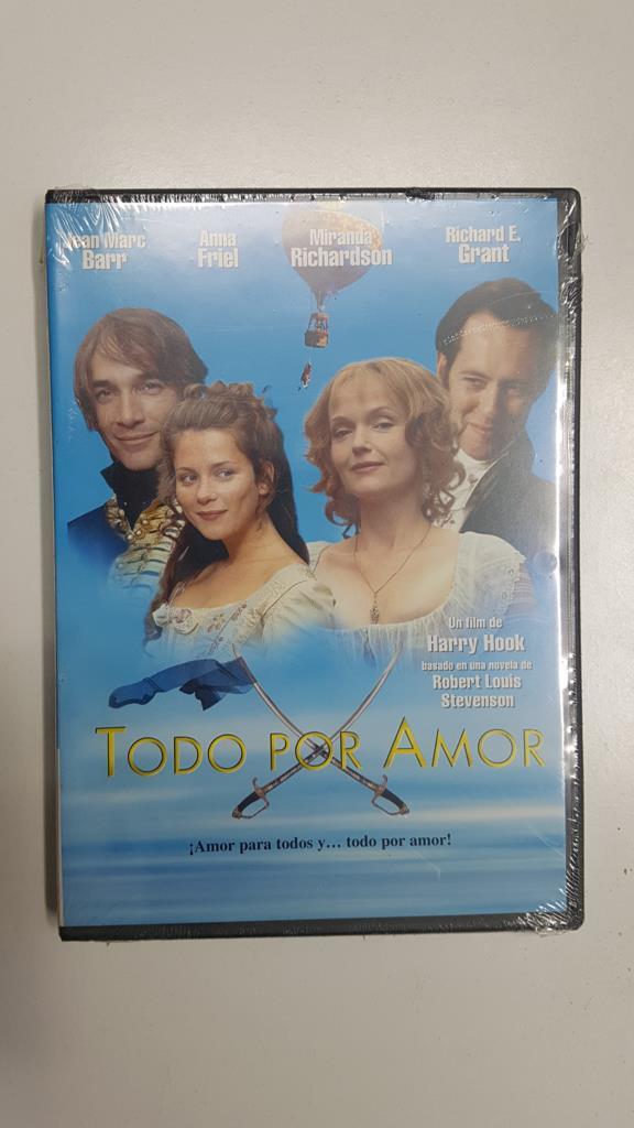 DVD pelicula: Todo por amor, un film de Harry Hook basado en una novela de Robert Louis Stevenson