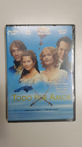 DVD pelicula: Todo por amor, un film de Harry Hook basado en una novela de Robert Louis Stevenson