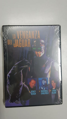 DVD pelicula: La venganza del Jaguar. Dirigida por David Decoteau, reparto: Stacy Keach, Linda Blair entre otros