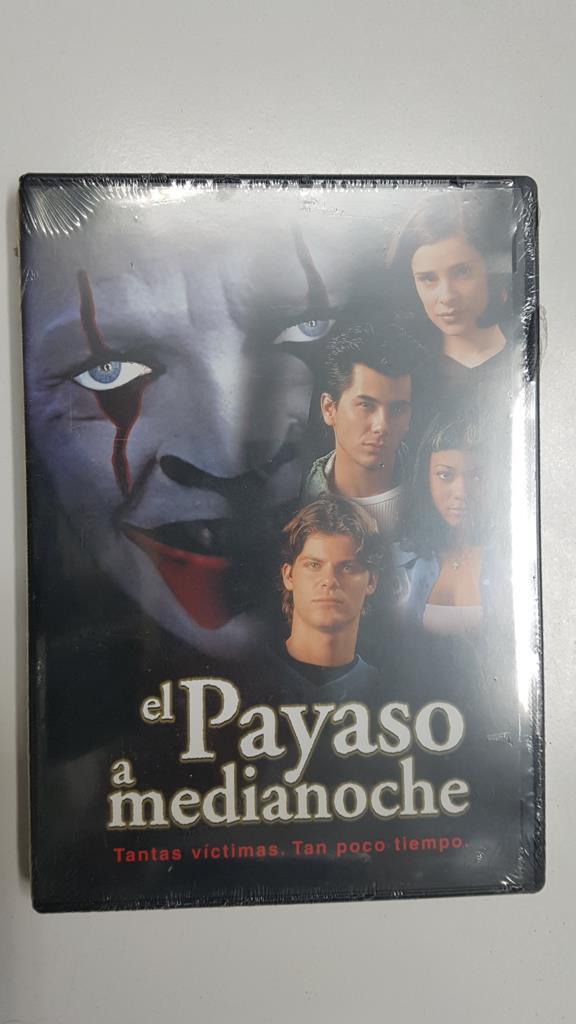 DVD pelicula: El payaso a medianoche. Dirigida por Jean Pellerin, reparto: Margot Kidder, Chritopher Plummer entre otros