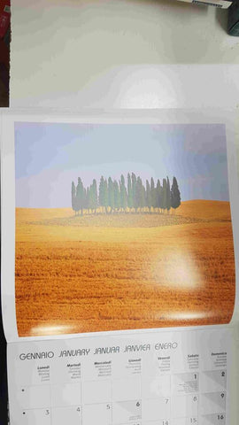Calendario / Kalender / Calendrier / Calendar: 2011 : Tuscany (La toscana): LAMINA numero 01