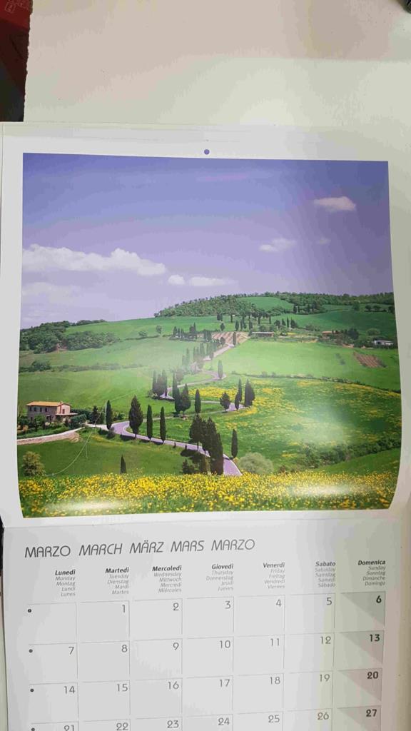 Calendario / Kalender / Calendrier / Calendar: 2011 : Tuscany (La toscana): LAMINA numero 03