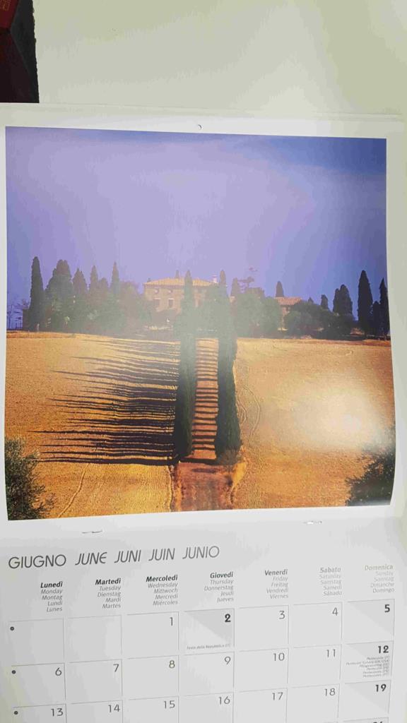Calendario / Kalender / Calendrier / Calendar: 2011 : Tuscany (La toscana): LAMINA numero 06