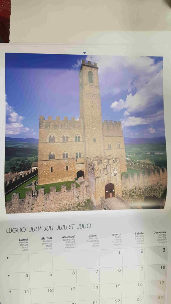 Calendario / Kalender / Calendrier / Calendar: 2011 : Tuscany (La toscana): LAMINA numero 07