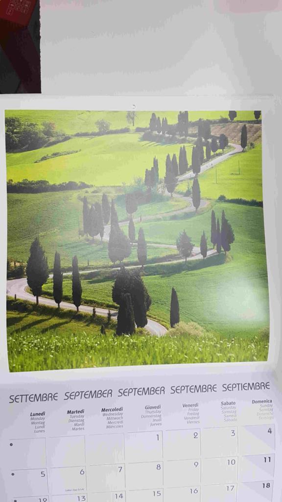 Calendario / Kalender / Calendrier / Calendar: 2011 : Tuscany (La toscana): LAMINA numero 09