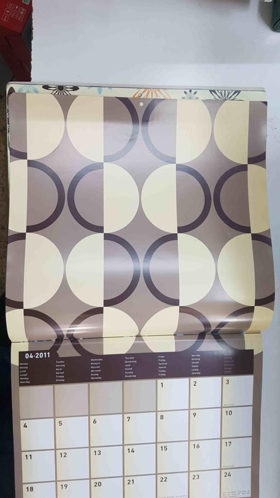 Calendario / Kalender / Calendrier / Calendar: 2011 : Patterns (patrones) lamina 04