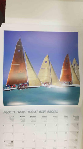 Calendario / Kalender / Calendrier / Calendar: 2011 : Boat Race (Barcos), lamina 08