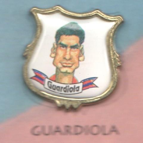 Pins: Guardiola jugador del Barça