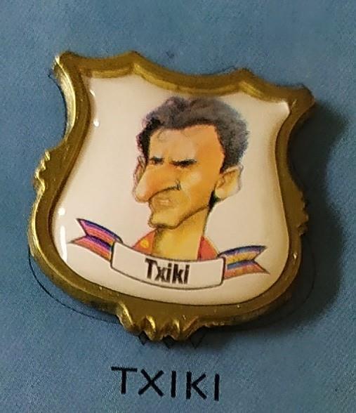 Pins: Txiki jugador del Barça