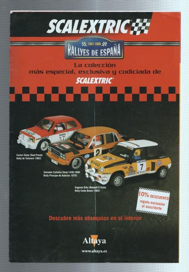 Scalextric: folleto publicitario de la obra editado por Altaya