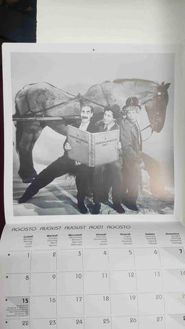 Calendario / Kalender / Calendrier / Calendar: 2011 : Cinefilms (peliculas b/n) - lamina numero 08