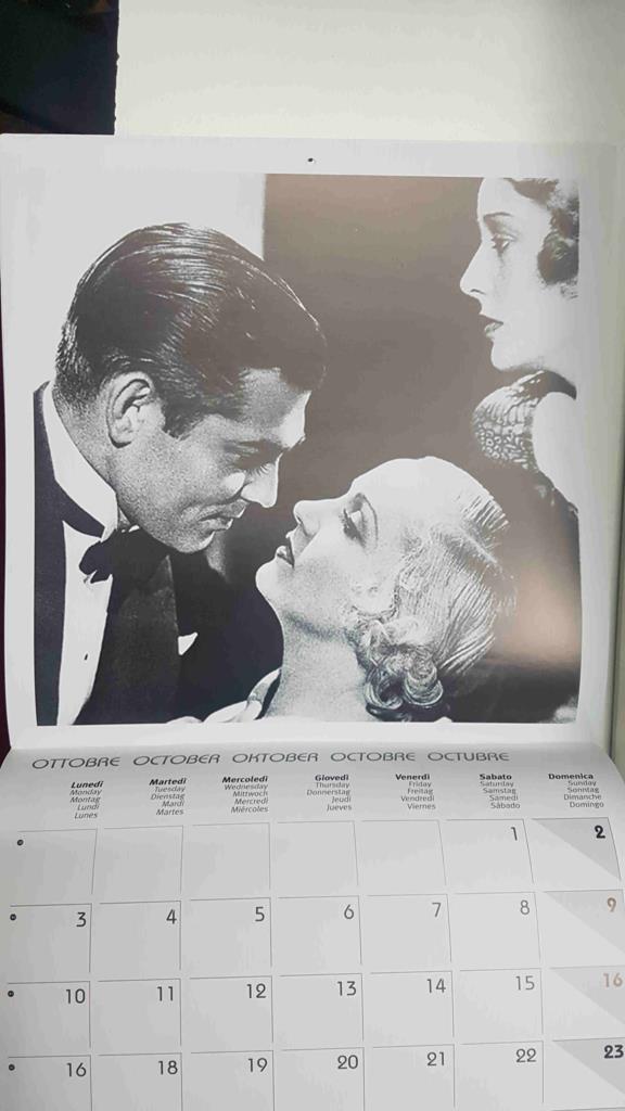 Calendario / Kalender / Calendrier / Calendar: 2011 : Cinefilms (peliculas b/n) - lamina numero 10