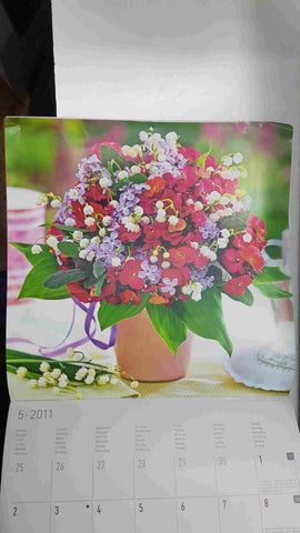 Calendario / Kalender / Calendrier / Calendar: 2011 : Flores - lamina num 05