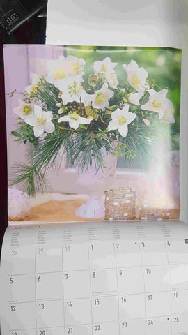 Calendario / Kalender / Calendrier / Calendar: 2011 : Flores - lamina num 12