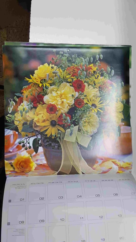 Calendario / Kalender / Calendrier / Calendar: 2011 : Lovely Roses (Rosas) - lamina 08