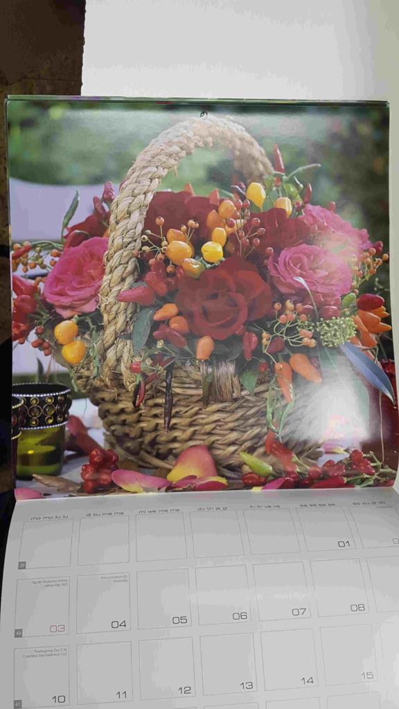 Calendario / Kalender / Calendrier / Calendar: 2011 : Lovely Roses (Rosas) - lamina 10
