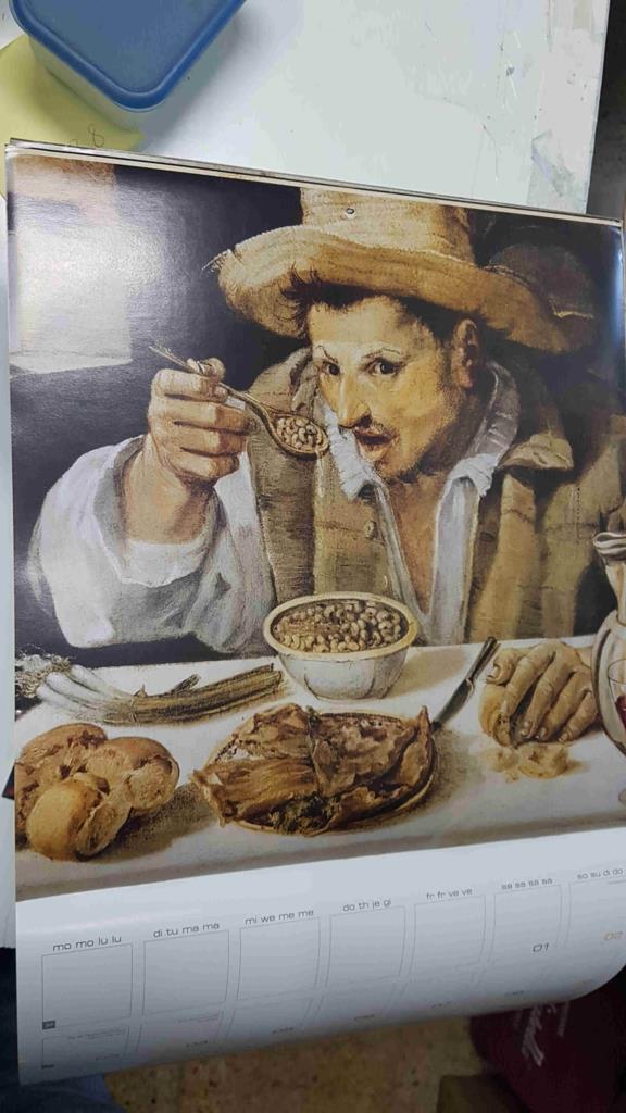 Calendario / Kalender / Calendrier / Calendar: 2011 : Italian art (arte italiano) - lamina 10