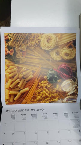 Calendario / Kalender / Calendrier / Calendar: 2011 : Pasta - lamina 05