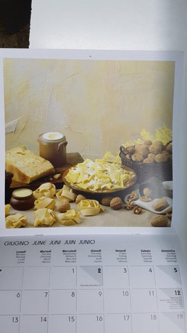 Calendario / Kalender / Calendrier / Calendar: 2011 : Pasta - lamina 06