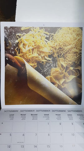 Calendario / Kalender / Calendrier / Calendar: 2011 : Pasta - lamina 09