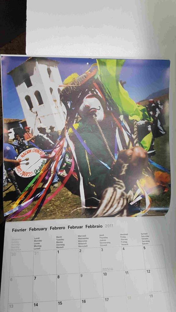 Calendario / Kalender / Calendrier / Calendar: 2011 : Incroyables peuples / Incredible Peoples - lamina 02