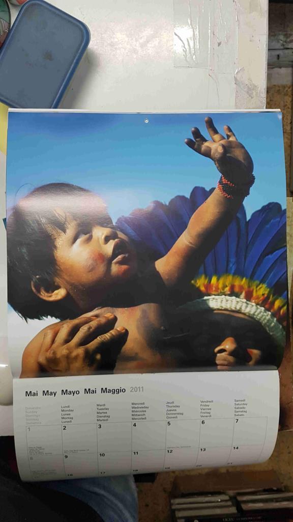 Calendario / Kalender / Calendrier / Calendar: 2011 : Incroyables peuples / Incredible Peoples - lamina 05