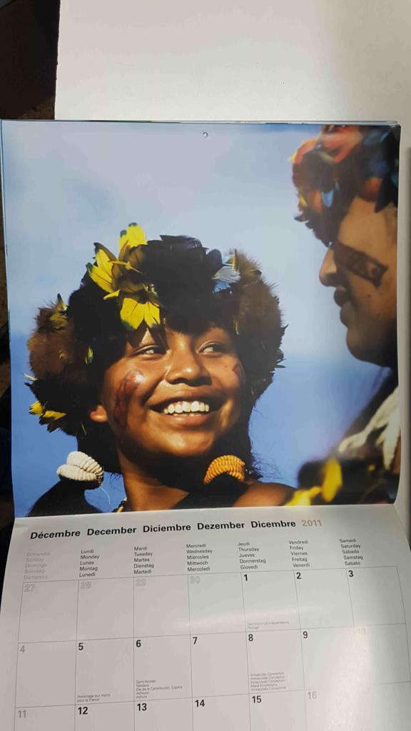 Calendario / Kalender / Calendrier / Calendar: 2011 : Incroyables peuples / Incredible Peoples - lamina 12