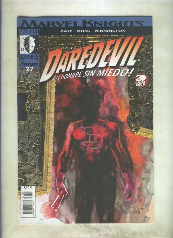Planeta: Marvel Knights: Daredevil el hombre sin miedo numero 27; haciendo ofertas
