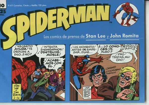 Planeta: Spiderman tiras de prensa numero 10: Loomis os ama