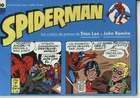 Planeta: Spiderman tiras de prensa numero 10: Loomis os ama
