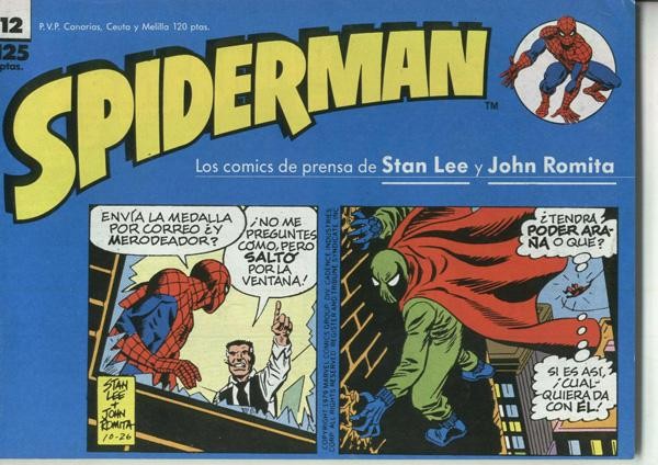 Planeta: Spiderman tiras de prensa numero 12: El retorno de Kraven