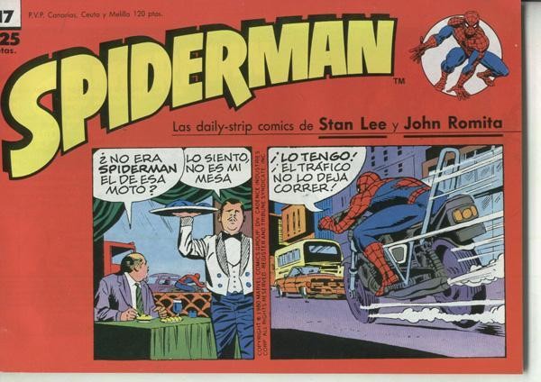 Planeta: Spiderman tiras de prensa numero 17: El protector