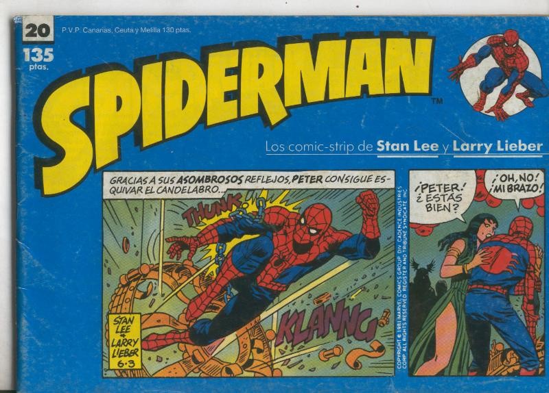 Planeta: Spiderman tiras de prensa numero 20: Los humanoides