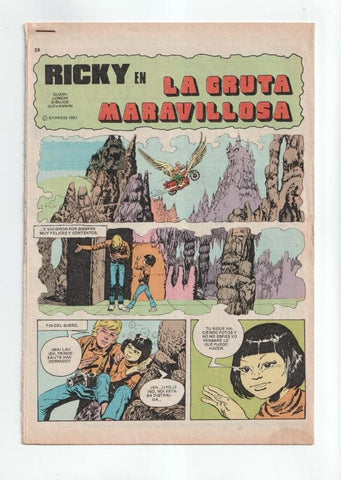 Ricky: La gruta maravillosa (Giovannini, 12 paginas)