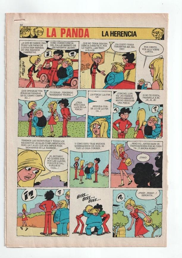 La panda: La herencia (Segura, 6 paginas)