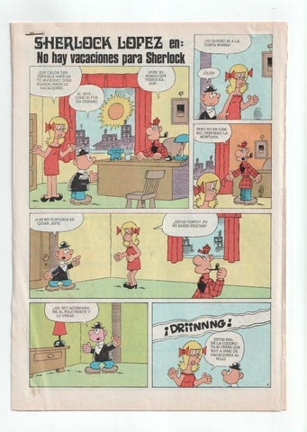 Sherlock Lopez: No hay vacaciones para Sherlock (Gabi  8 paginas)