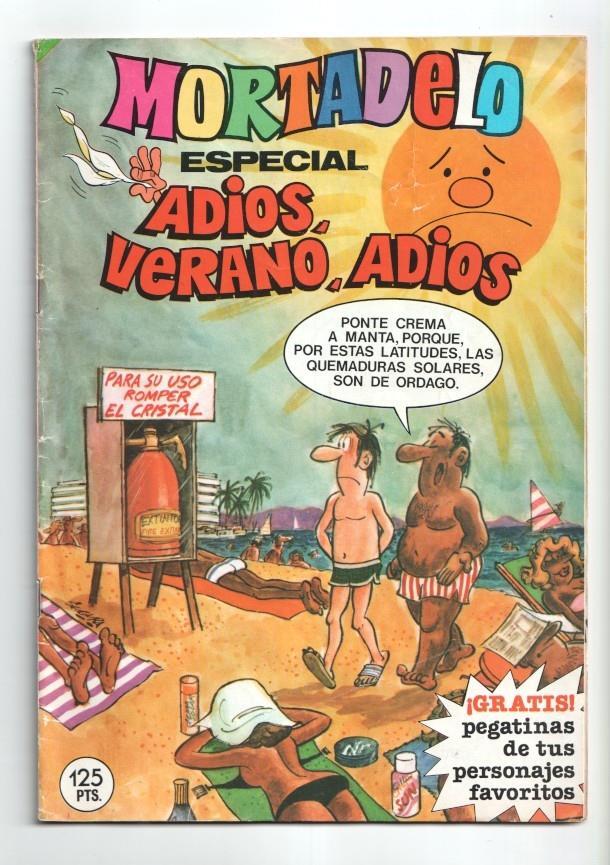 Mortadelo especial numero 182: Adios verano, adios: Safari (Julio Vivas, 26 paginas)