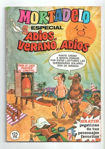 Mortadelo especial numero 182: Adios verano, adios: Safari (Julio Vivas, 26 paginas)