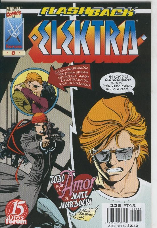 Planeta: Elektra volumen 1 numero 08 (Flash Back): el amor es ciego