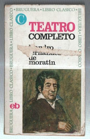 Libro Clasico numero 12: Teatro completo (cubierta estropeada segun imagen)
