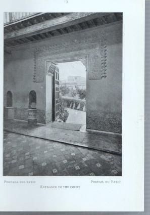 Lamina de la casa del Greco: Portada del patio y Patio de la casa