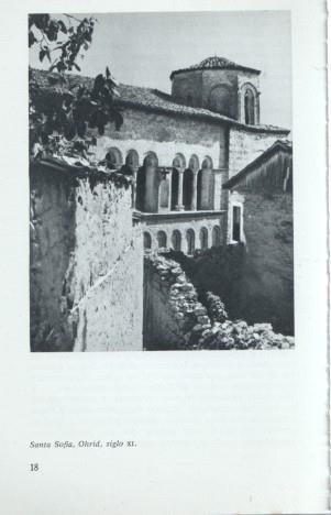 Lamina frescos yugoeslavos medievales numerada 29: Santa Sofia, Ohrid, siglo XI