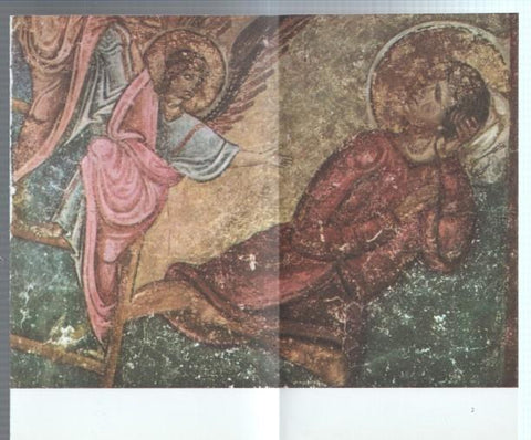 Lamina frescos yugoeslavos medievales numerada 34: El sueño de Jacob