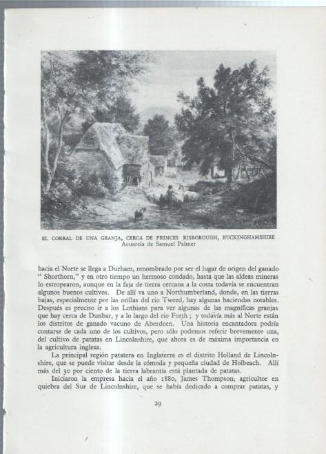 La Agricultura Inglesa: Lamina numerada 01: El corral de una granja