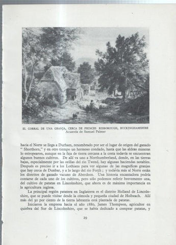 La Agricultura Inglesa: Lamina numerada 01: El corral de una granja