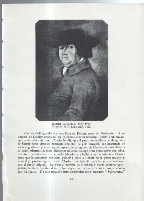 La Agricultura Inglesa: Lamina numerada 07: Robert Bakewell, 1725-1795