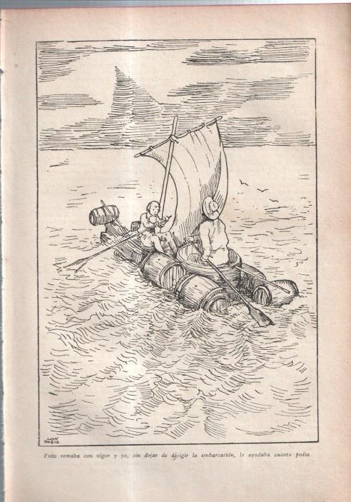 El Robinson Suizo (ilustracion de Longoria): Lamina numerada 19