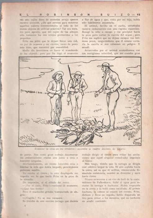 El Robinson Suizo (ilustracion de Longoria): Lamina numerada 30 